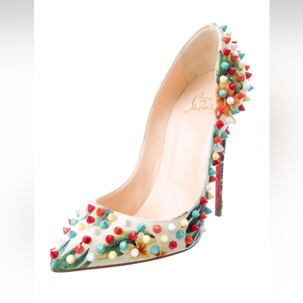 Christian Louboutin Follies Spikes Pumps Size 37